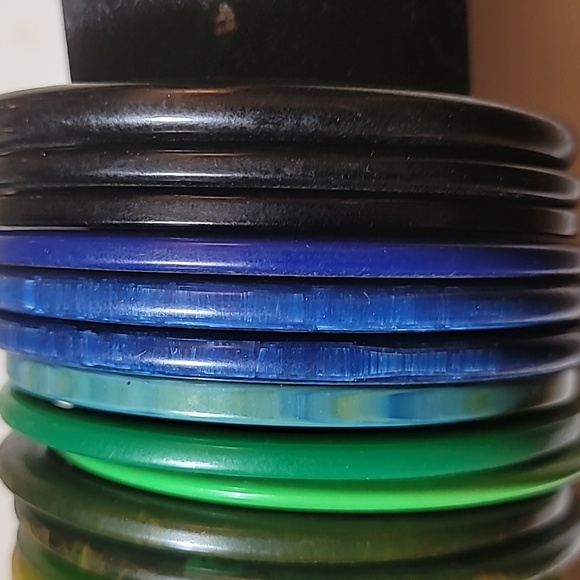 35 GENUINE BAKELITE 7" of bangle bracelets SPECIALTY MARBLES slicers SPA… - Picture 4 of 10